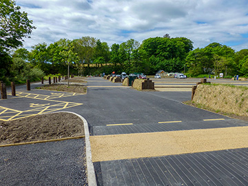 Car park improvements, Coppet Hall